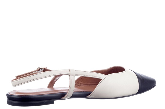 Babouche zwart/beige combi Janna-1 image