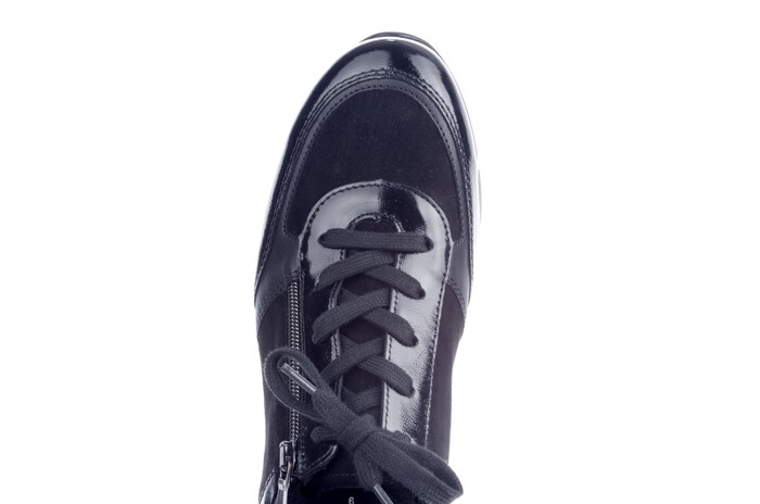 Semler zwart suede/lak combi N8125-586 H image