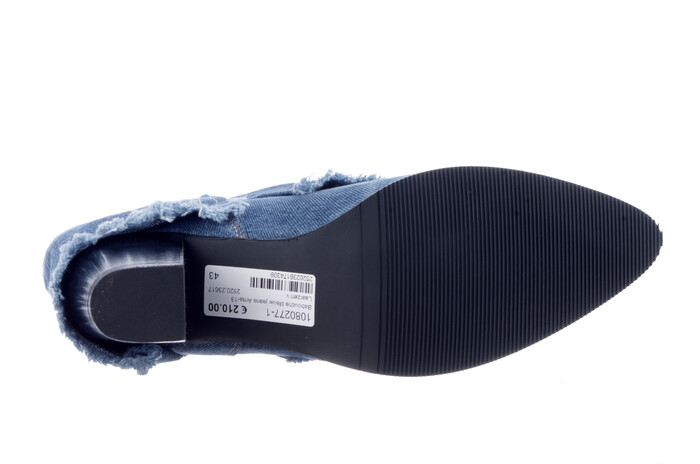 Babouche blauw jeans Ama-13 image
