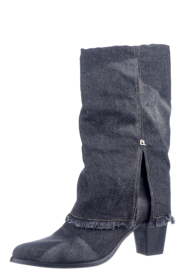 Babouche zwart jeans Ama-13 image