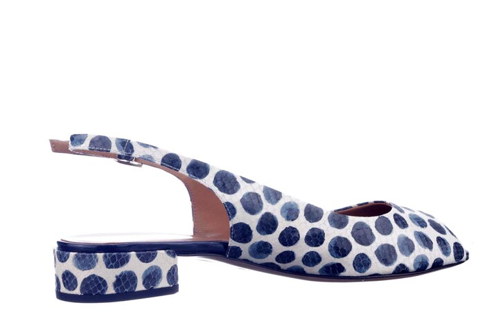 62325 CALANDSCHOEN BLAUW/WIT image