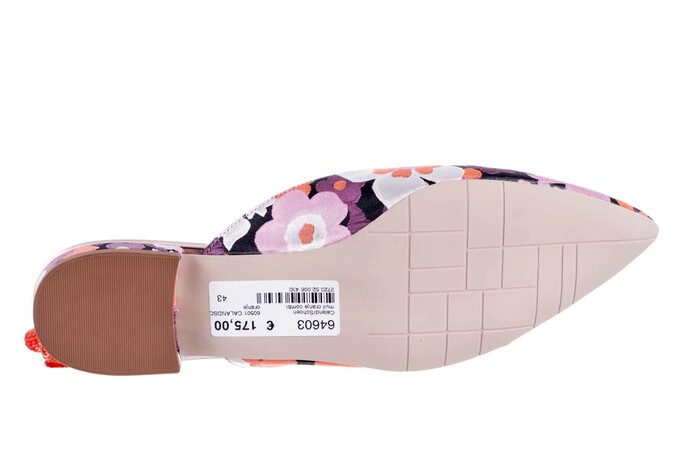 60501 CALANDSCHOEN ORANJE COMBI image