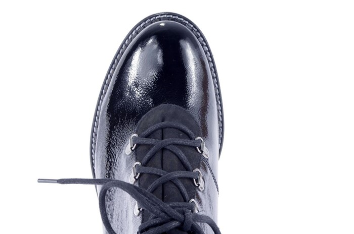8437 K VERHULST ZW LAK Lace up boots Caland Schoen