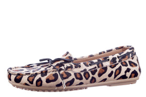 03-003-10 Babouche beige luipaard