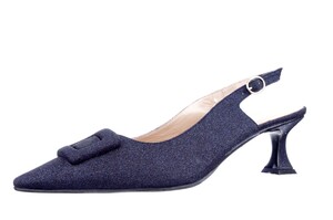 Babouche donkerblauw Freja-27