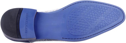 Maranello Berkelmans wit/blauw veterschoen wit/blauw-3