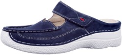 0622711 Wolky blauw slipper blauw
