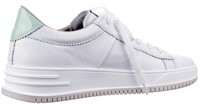 D1801 Hip wit/groen veterschoen wit-2