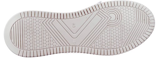 D1801 Hip wit/groen veterschoen wit-3