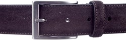 2035 Giorgio donkerbruin suede riem donkerbruin suede