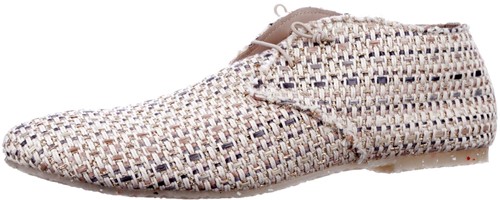 51.673.027 DC beige/goud combi veterschoen beige/goud combi
