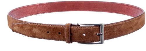 2035 Officine Napoli bruin suede riem bruin suede-2