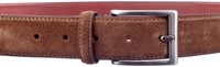 2035 Officine Napoli bruin suede riem bruin suede