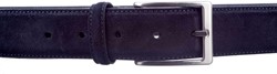 2035 Officine Napoli blauw suede riem blauw suede