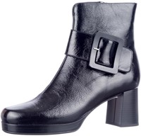 245502 PieSanto zwart lak enkellaars zwart lak