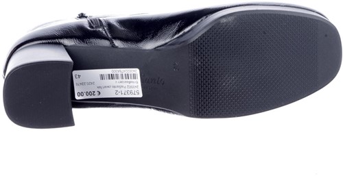 245502 PieSanto zwart lak enkellaars zwart lak-3
