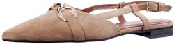 Babouche beige/camel Leonore-2 slingback beige/camel
