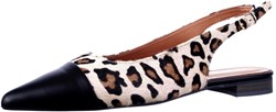 Babouche beige luipaard G-Katja-62 slingback beige luipaard