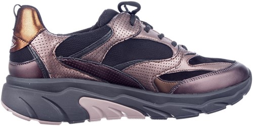 Gabor Rollingsoft brons/zwart combi 76.936.87 sneaker brons/zwart combi-2