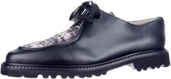 Brunate zwart combi 11615 veterschoen zwart combi