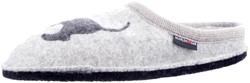 Haflinger lichtgrijs 313021 pantoffel lichtgrijs
