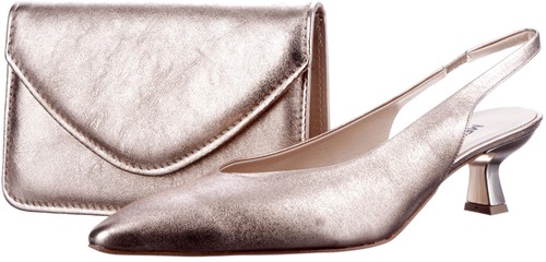 Melluso BJ076Q Nude  maat 0 tas goud-3