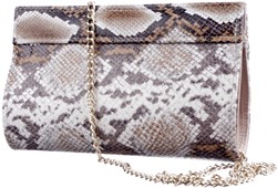 Melluso BJ083 Python-Brown  maat 0 tas bruin python