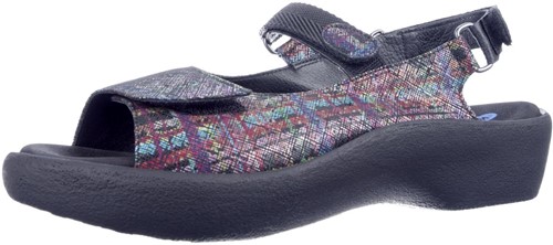 Wolky 0320478 970 sandaal zwart multi