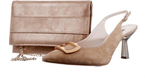Melluso BJ048Q Legno  maat 0 tas beige-3