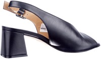 Melluso N622Q Nero slingback zwart-2